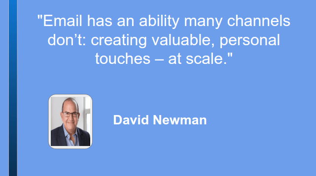 Email marketing Quote by David Newman