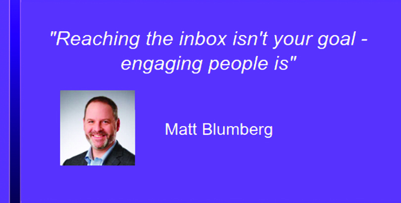 Email marketing quote by Matt