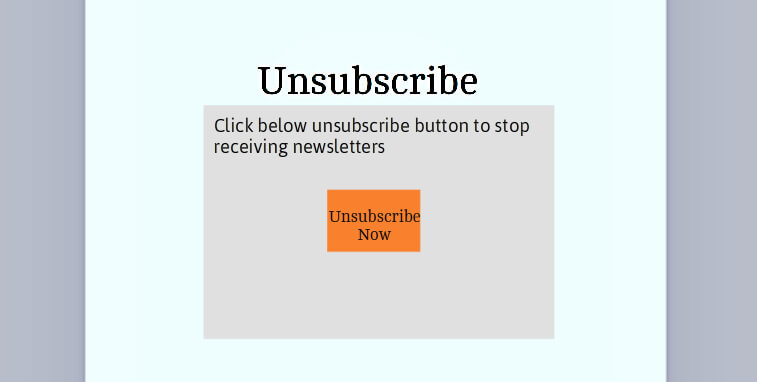 Use Unsubscribe button