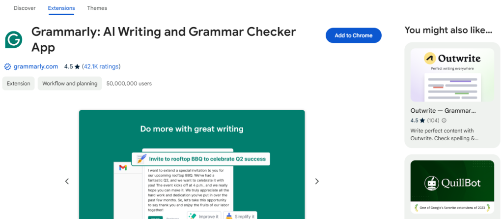 Grammarly: AI Writing and Grammar Checker App