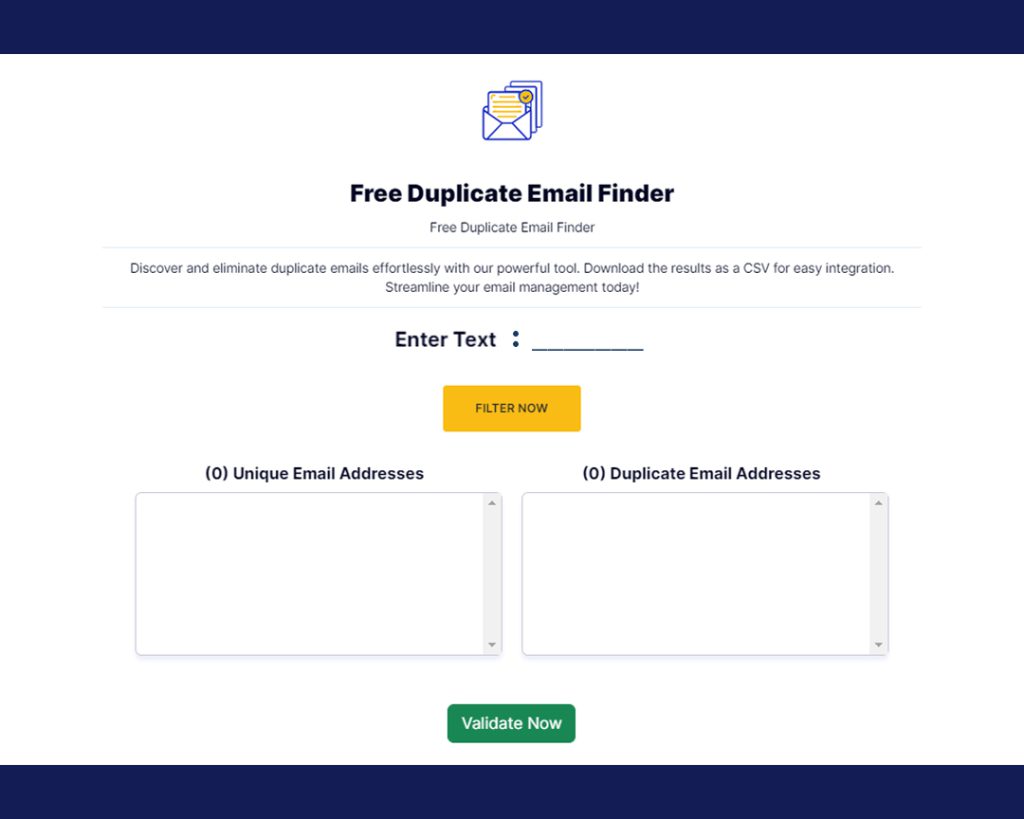 Free Duplicate Email Finder Online