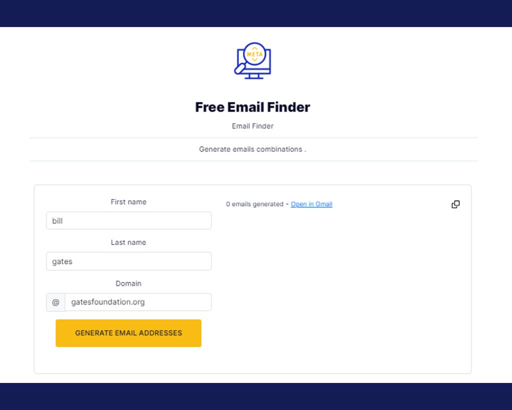 Free Email Finder Online