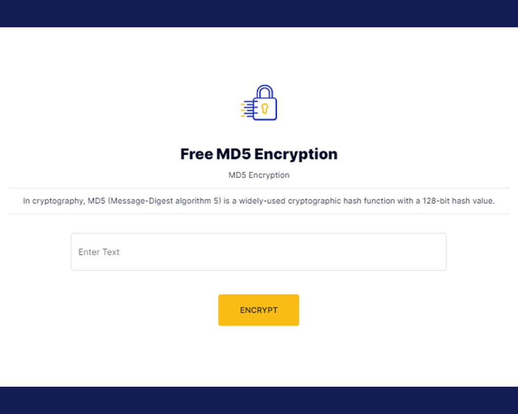 Free MD5 Encryption Online