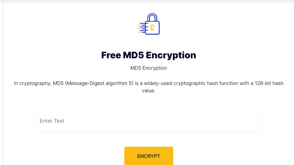 Free MD5 Encryption