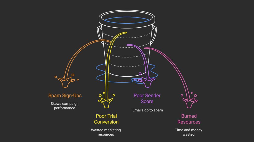 The Challenge Fake Emails, Wasted Campaigns, and Missed Revenue