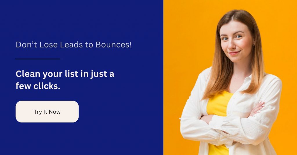 Reduce bounce rate by email verification tool