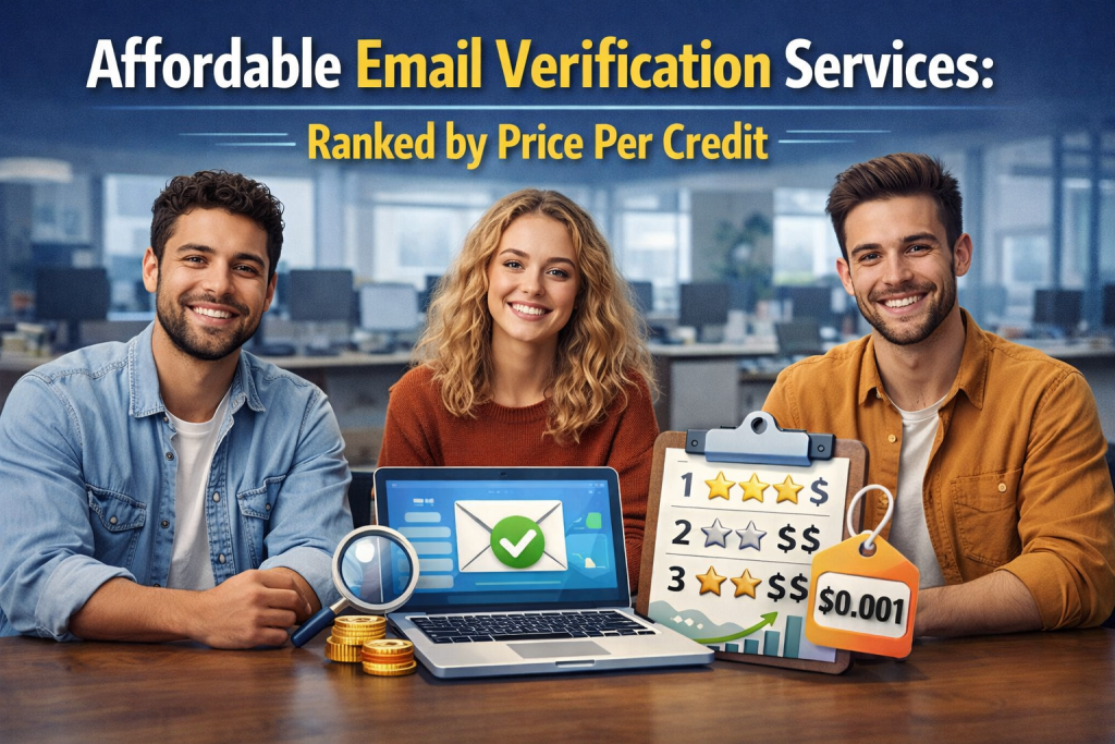 Curated visual reference: Visual Reference: Affordable Email Verification Services 2026 Price Ranked