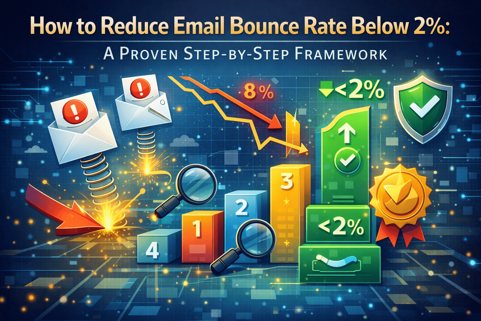 How to Reduce Email Bounce Rate Below 2% in 2026 [Step-by-Step Guide]