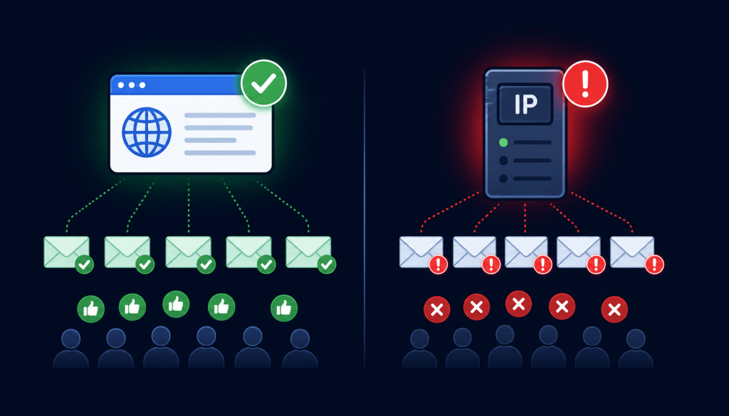 Domain Reputation vs IP Reputation