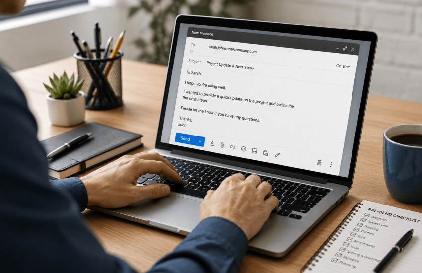 How to Send a Professional Email 10-Point Pre-Send Checklist