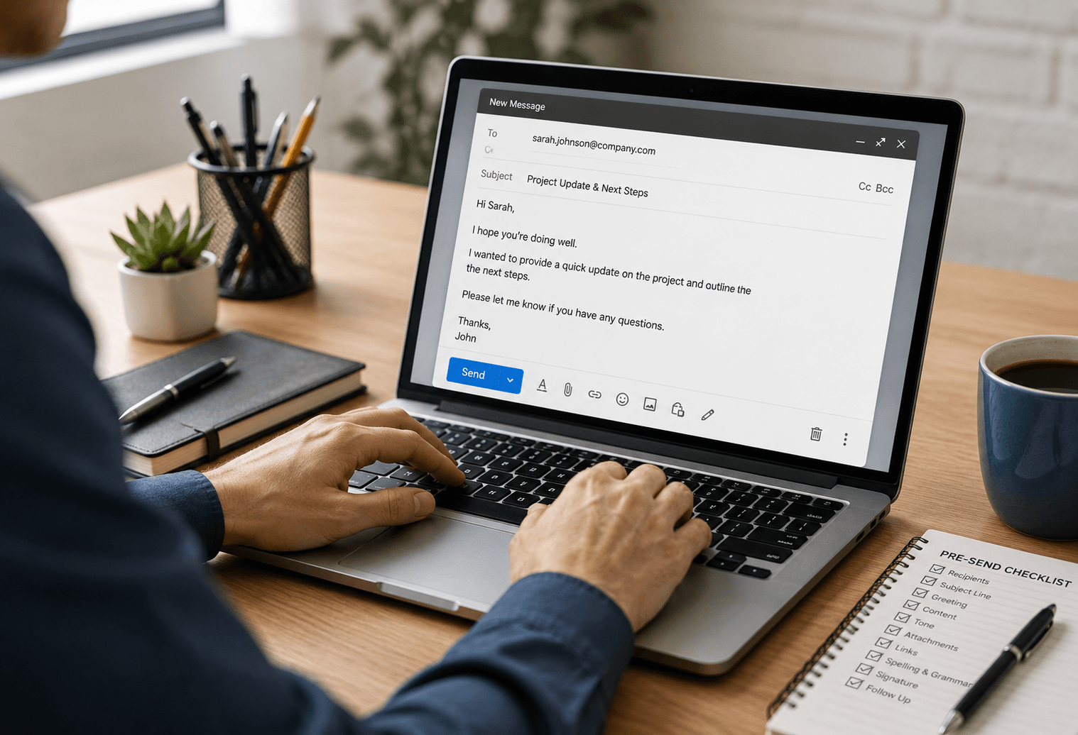 How to Send a Professional Email: 10-Point Pre-Send Checklist (2026)