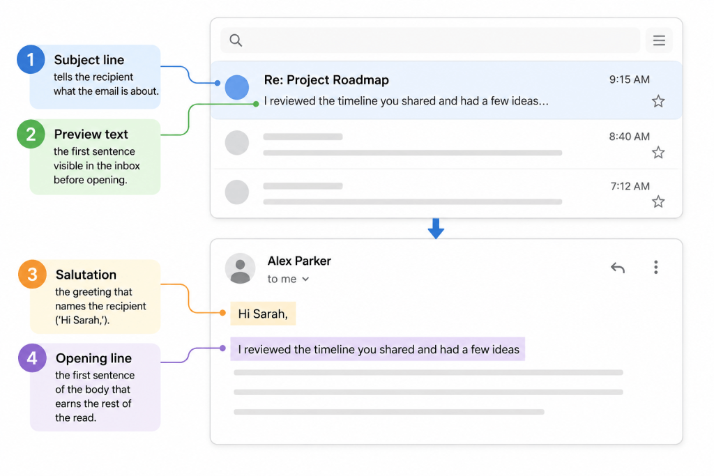 How to Start a Professional Email