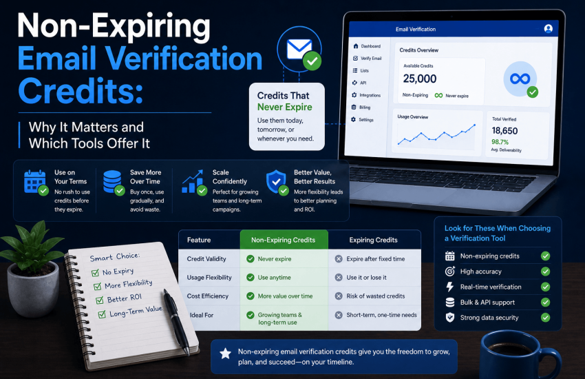 Non-Expiring Email Verification Credits