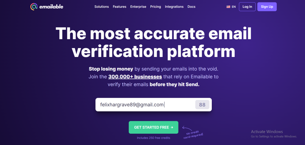 Emailable alternatives