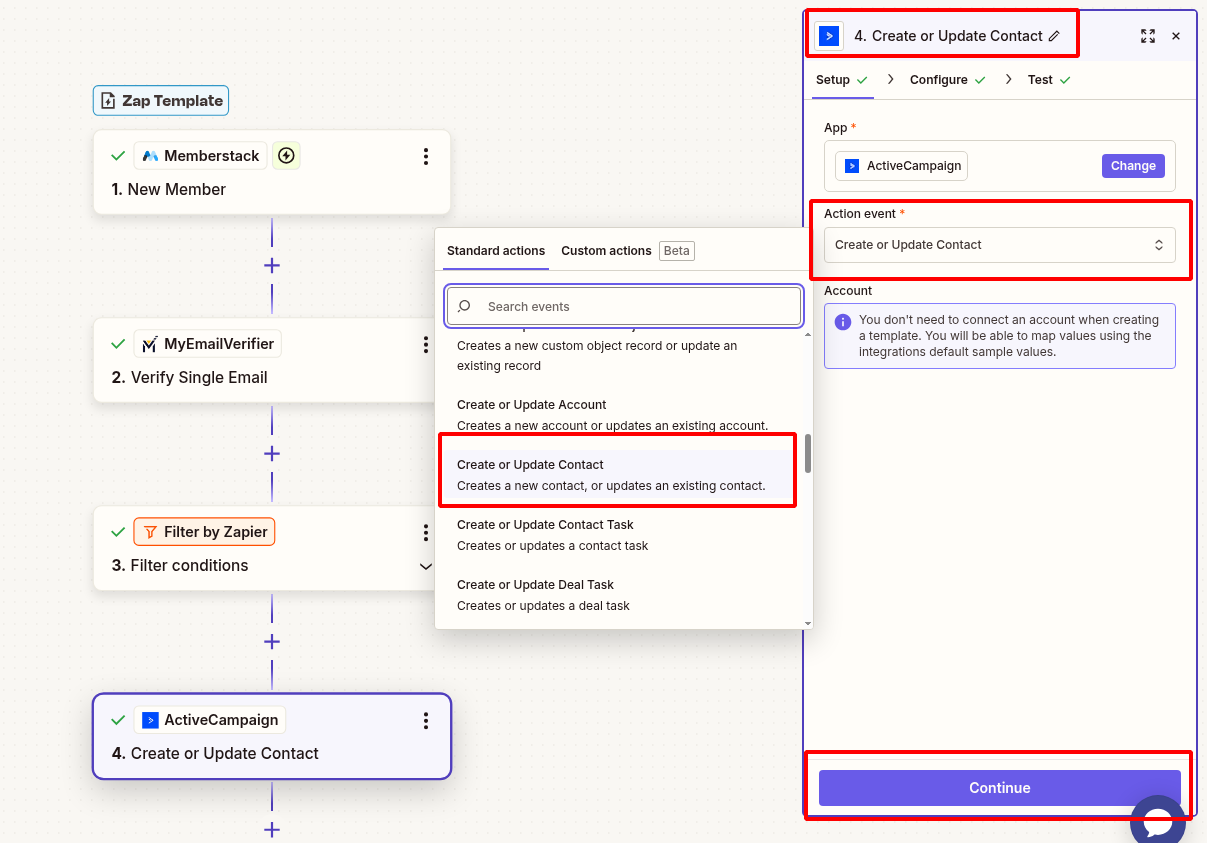 Add verified Memberstack member to ActiveCampaign
